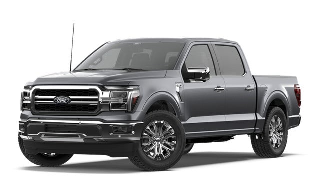 Carbonized Gray Metallic 2026 Ford F-150 Lariat SuperCrew 4WD Pickup Truck Four-Wheel Drive Automatic