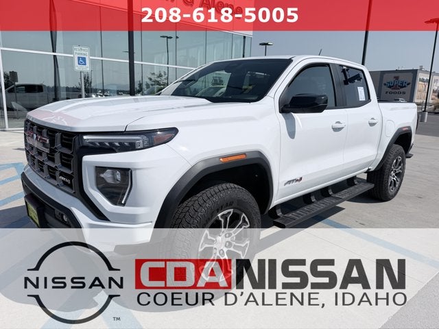 Summit White 2024 GMC Canyon Pickup Truck Four-Wheel Drive Automatic