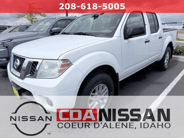 Glacier White 2018 Nissan Frontier Pickup Truck Four-Wheel Drive Automatic