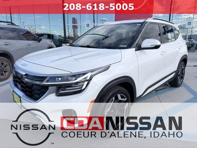 Snow White Pearl 2024 Kia Seltos SUV / Crossover All-Wheel Drive Automatic