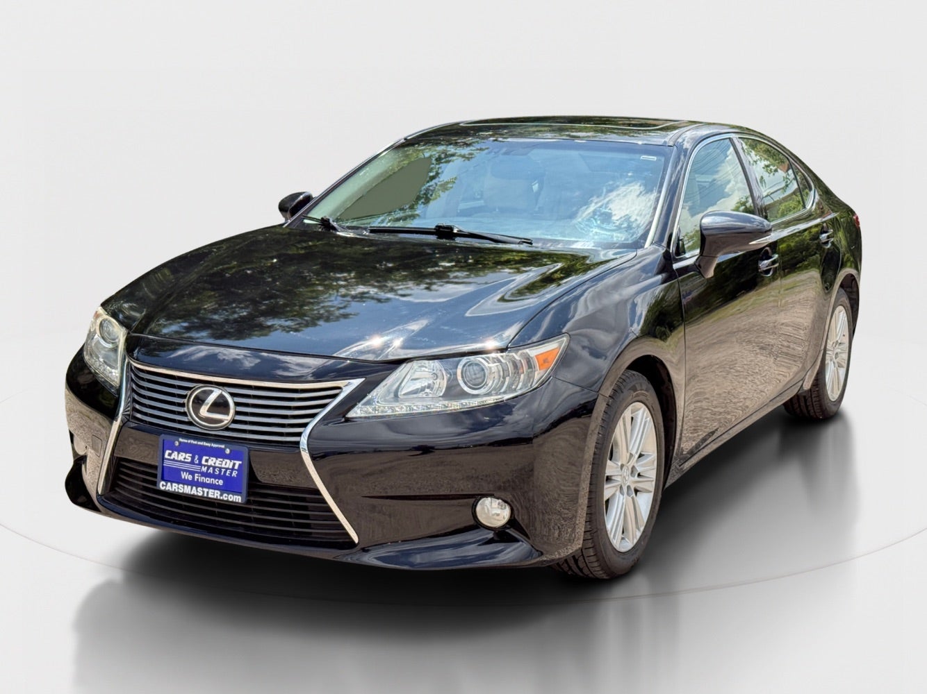 Black (Obsidian) 2015 Lexus ES 350 Crafted Line FWD Sedan Front-Wheel Drive Automatic