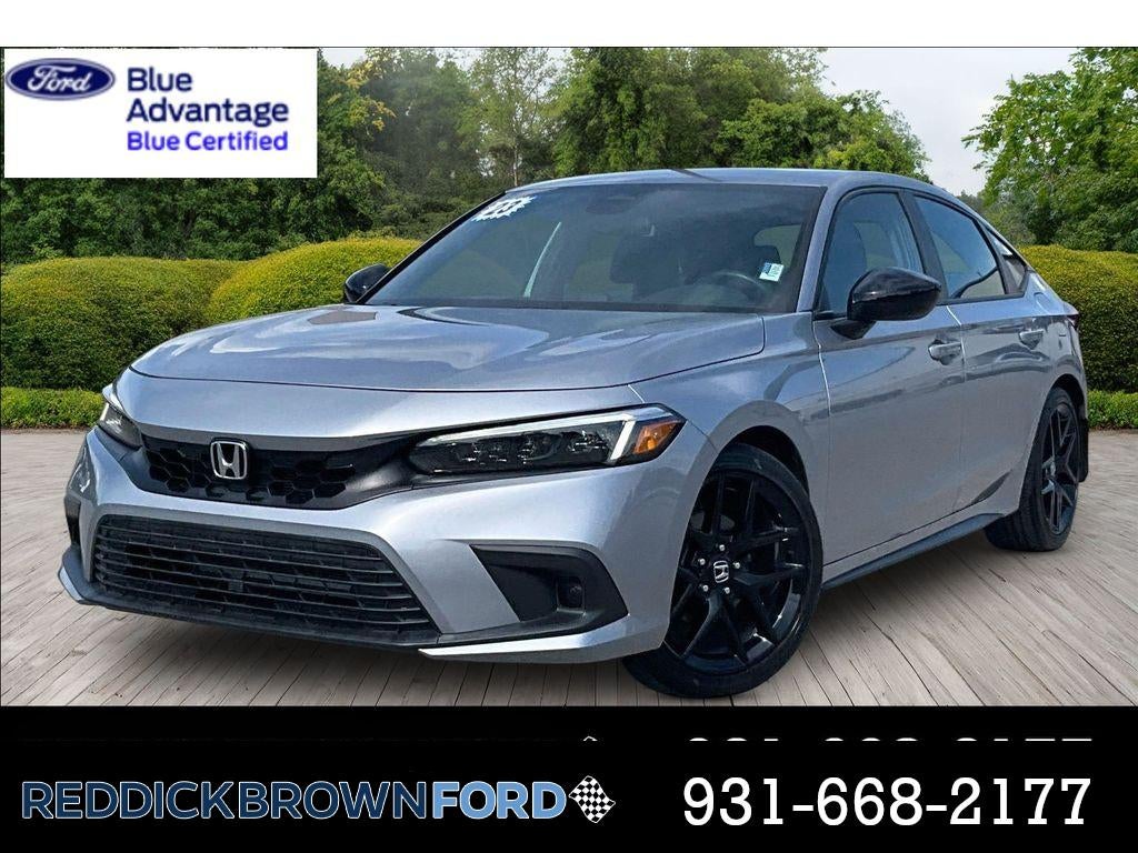 Lunar Silver Metallic 2023 Honda Civic Hatchback Hatchback Front-Wheel Drive Continuously Variable Transmission