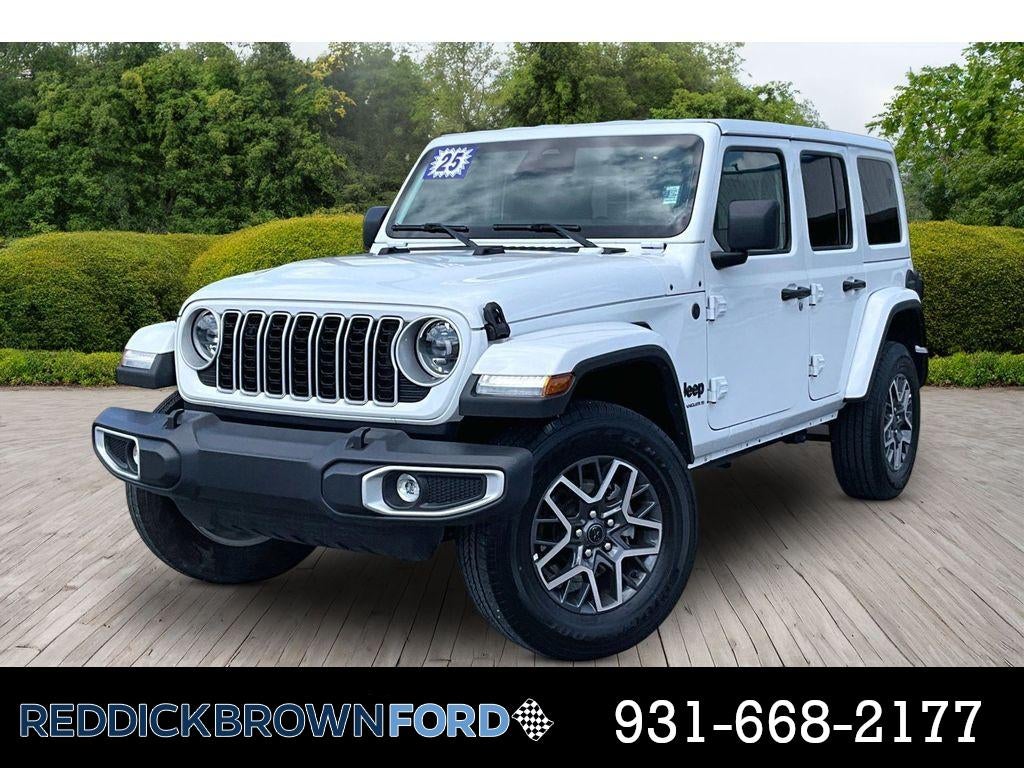 Bright White Clearcoat 2025 Jeep Wrangler SUV / Crossover Four-Wheel Drive 8-Speed Automatic