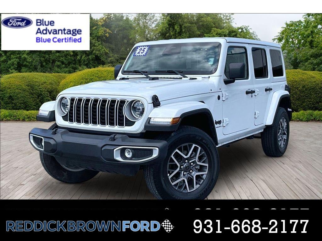 Bright White Clearcoat 2025 Jeep Wrangler SUV / Crossover Four-Wheel Drive 8-Speed Automatic