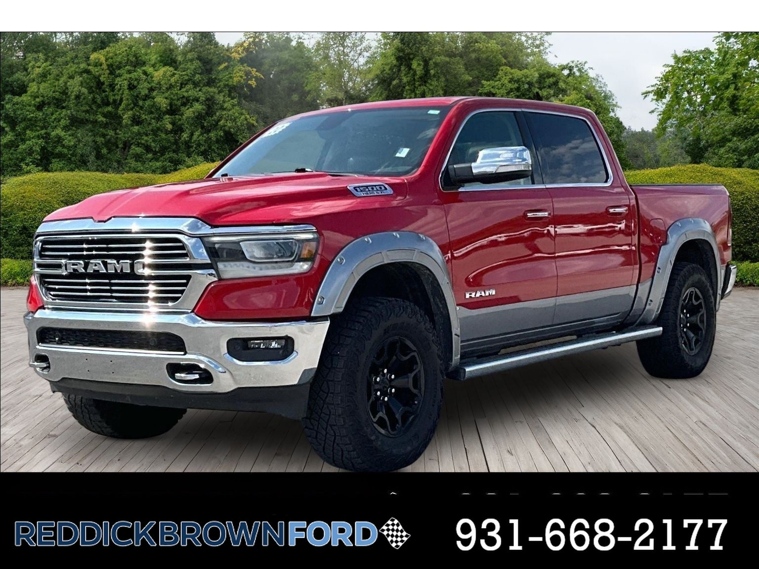Flame Red Clearcoat 2020 RAM 1500 Pickup Truck Four-Wheel Drive 8-Speed Automatic