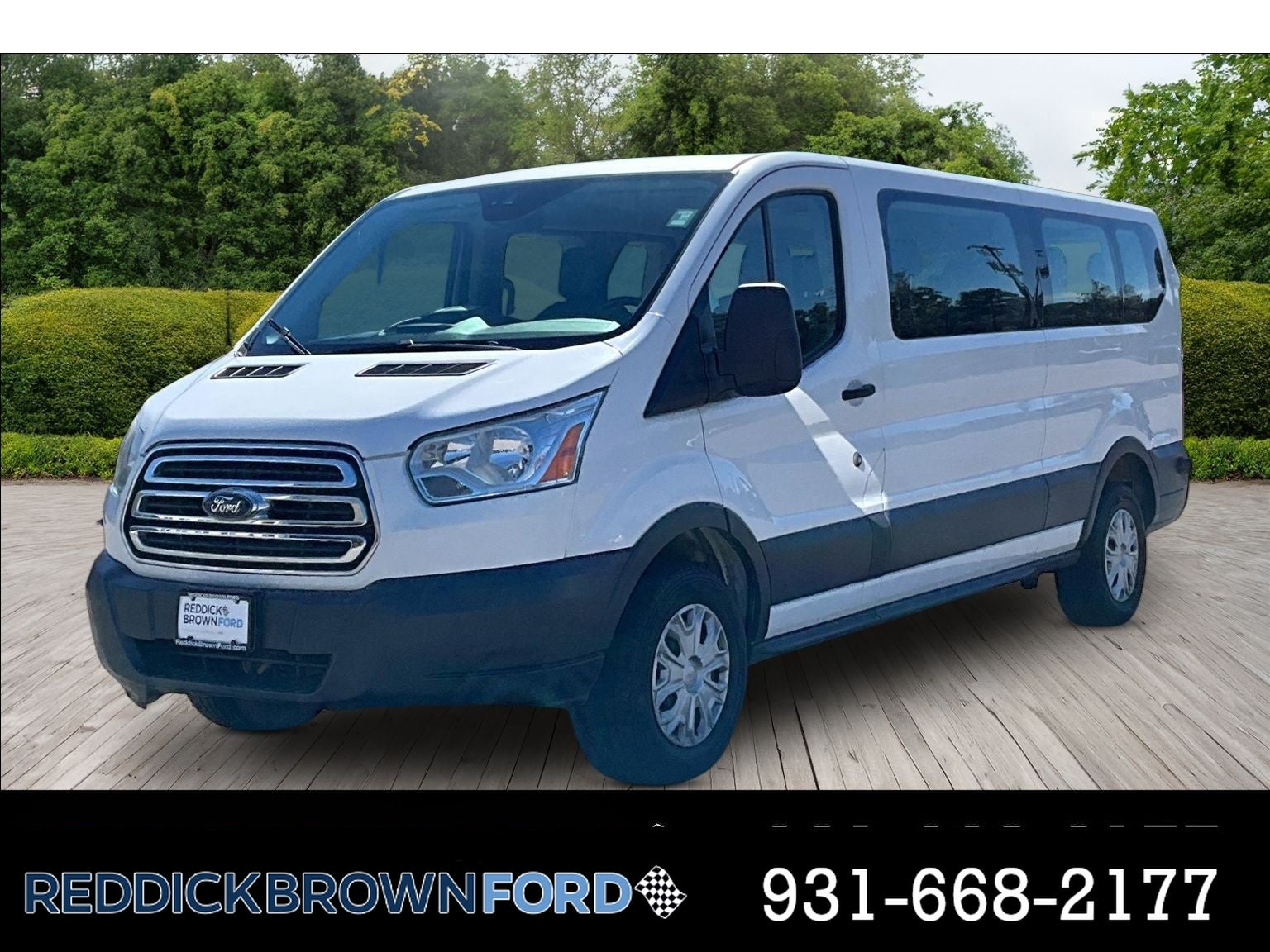 Oxford White 2017 Ford Transit Passenger Van Rear-Wheel Drive 6-Speed Automatic