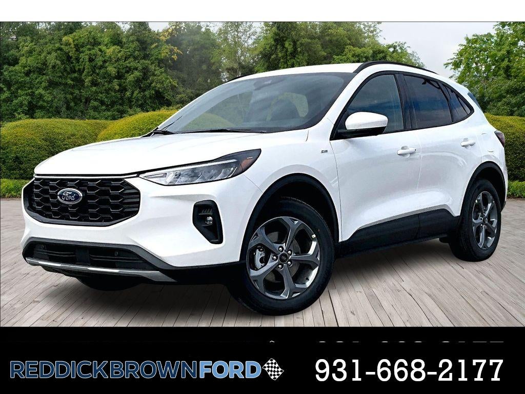 Star White Metallic Tri-Coat 2026 Ford Escape Hybrid ST-Line Select AWD SUV / Crossover All-Wheel Drive Continuously Variable Transmission
