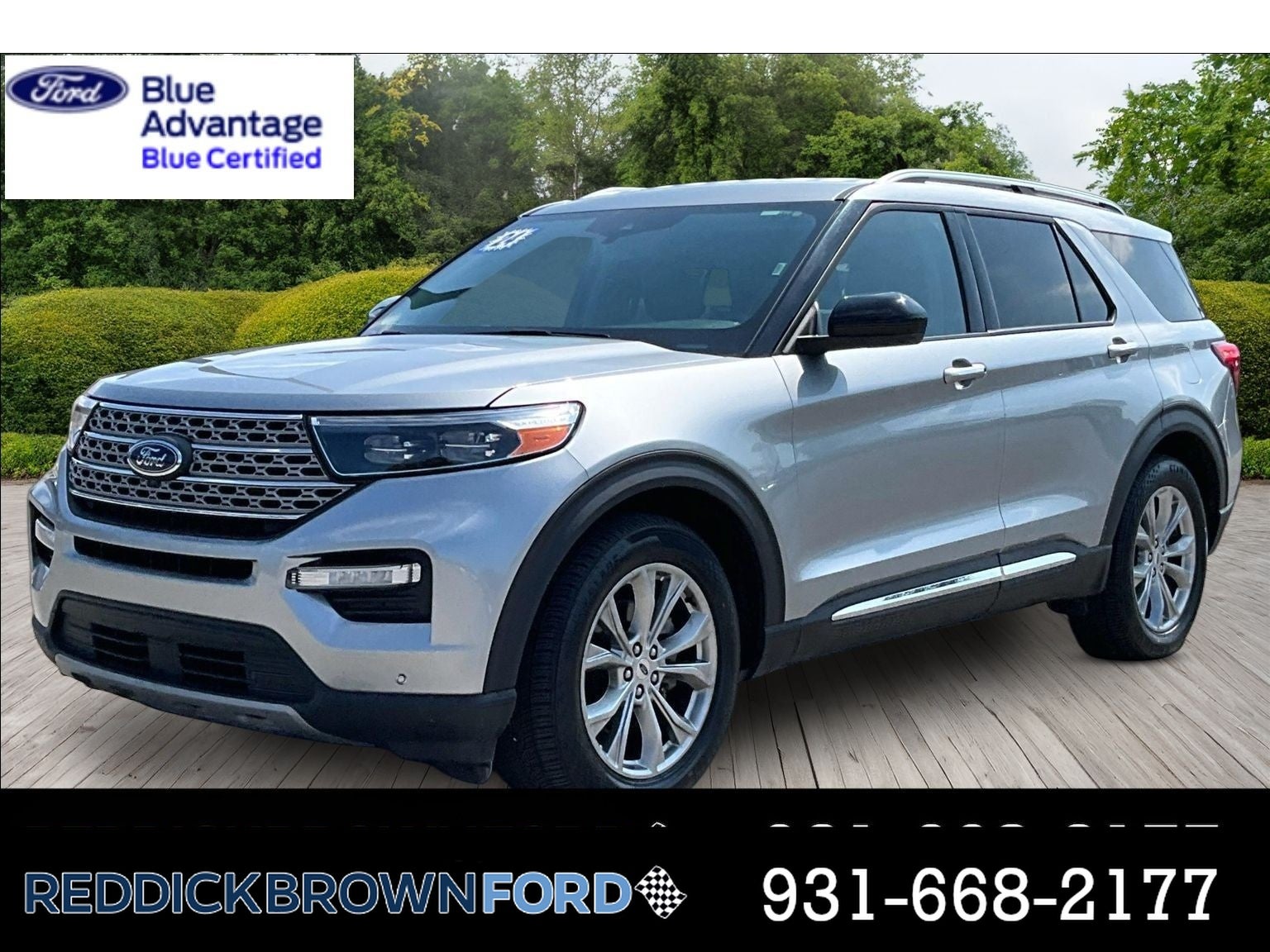 Iconic Silver Metallic 2024 Ford Explorer SUV / Crossover Rear-Wheel Drive Automatic