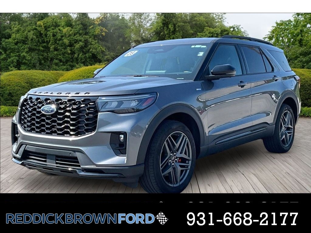 Carbonized Gray Metallic 2025 Ford Explorer SUV / Crossover All-Wheel Drive Automatic