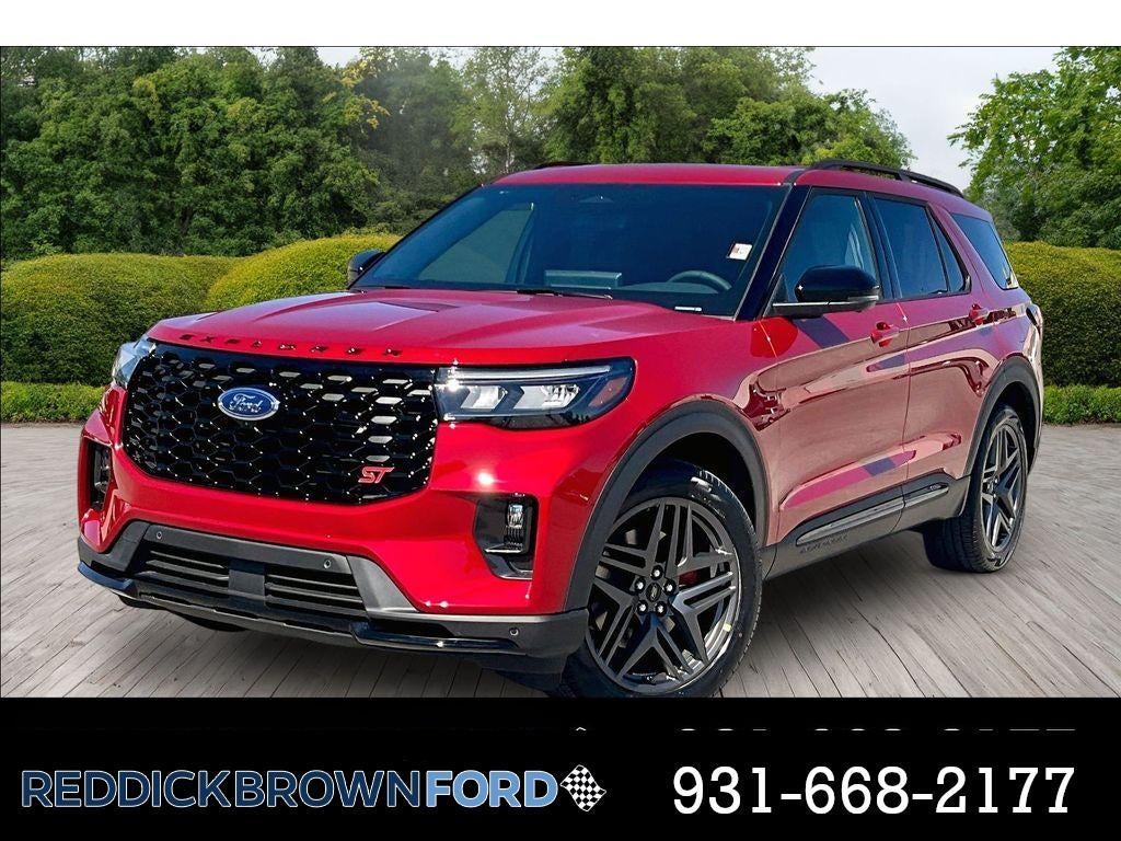 Rapid Red Metallic Tinted Clearcoat 2026 Ford Explorer SUV / Crossover All-Wheel Drive Automatic