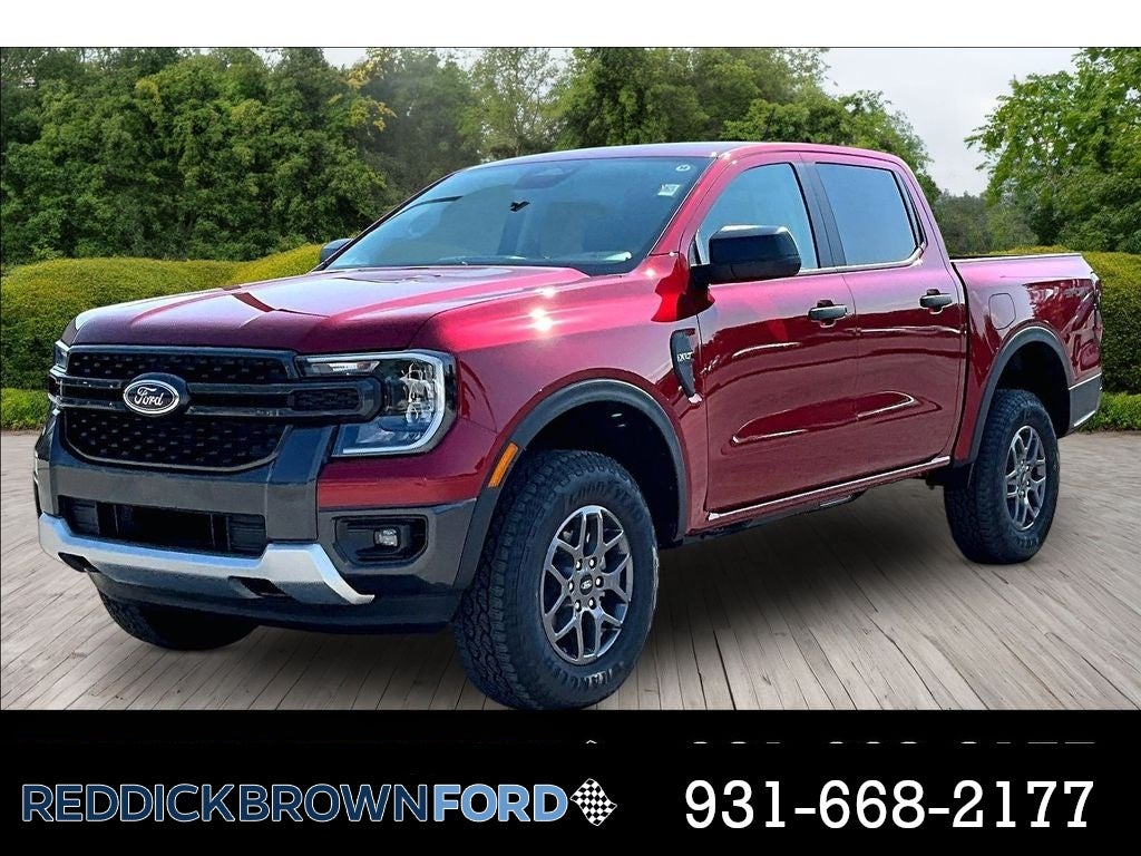 Ruby Red Metallic Tinted Clearcoat 2026 Ford Ranger Pickup Truck Four-Wheel Drive Automatic