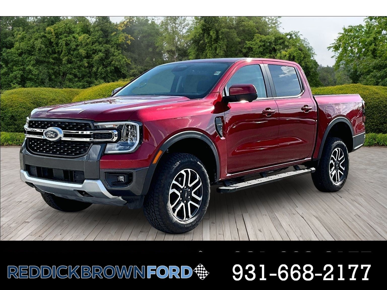 Ruby Red Metallic Tinted Clearcoat 2026 Ford Ranger Pickup Truck Four-Wheel Drive Automatic