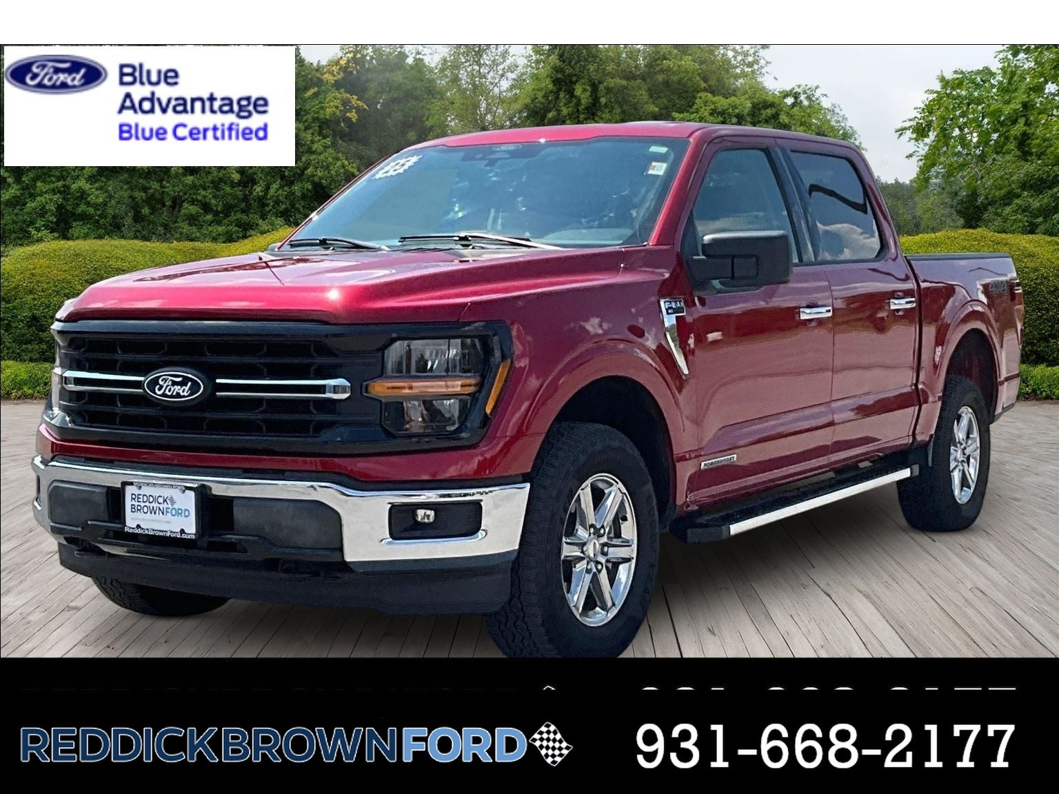 Rapid Red Metallic Tinted Clearcoat 2025 Ford F-150 Pickup Truck Four-Wheel Drive Automatic