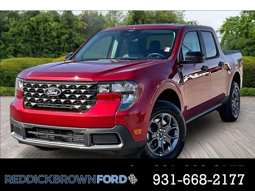 Ruby Red Metallic Tinted Clearcoat 2026 Ford Maverick XLT SuperCrew FWD Pickup Truck Front-Wheel Drive 8-Speed Automatic