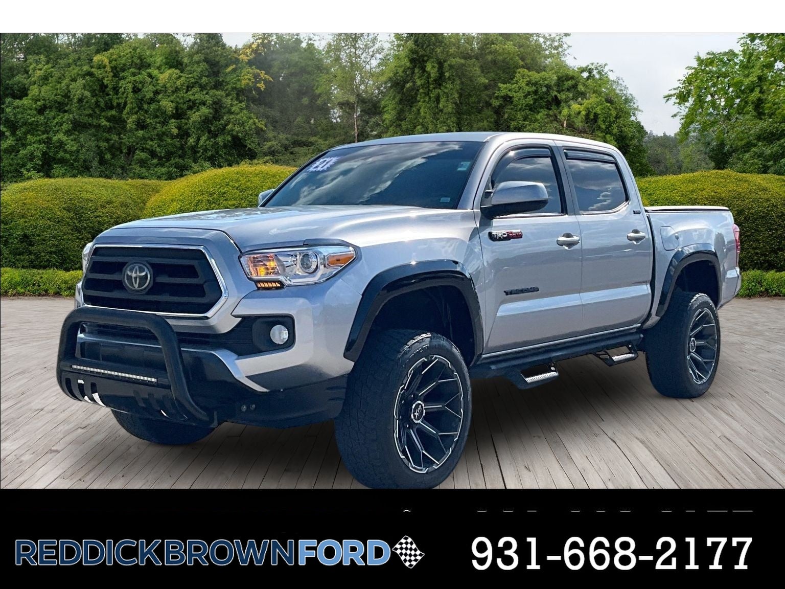 Silver Sky Metallic 2021 Toyota Tacoma Pickup Truck 4X2 6-Speed Automatic