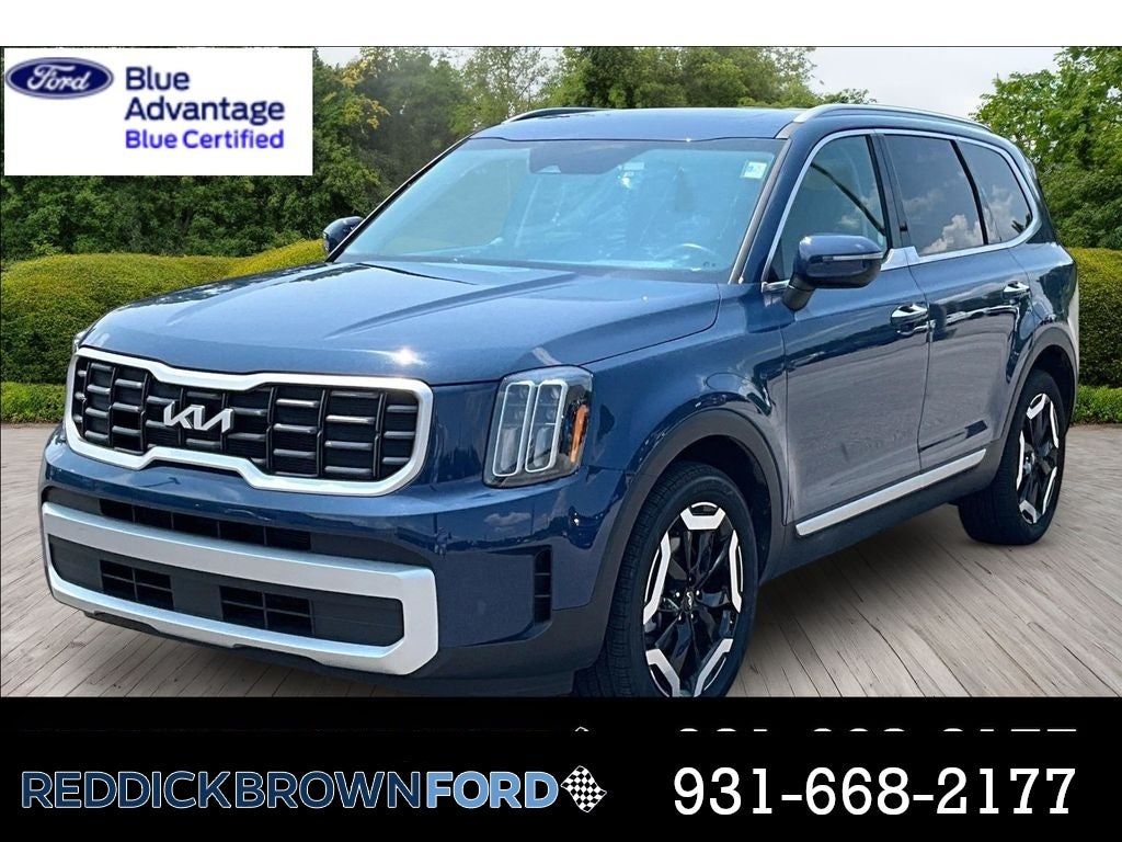 Midnight Lake Blue 2025 Kia Telluride SUV / Crossover Front-Wheel Drive 8-Speed Automatic