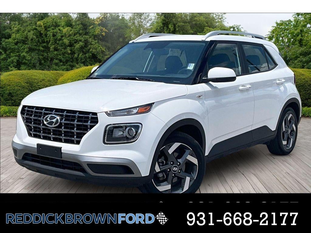 Lunar White 2025 Hyundai Venue SEL FWD SUV / Crossover Front-Wheel Drive Continuously Variable Transmission
