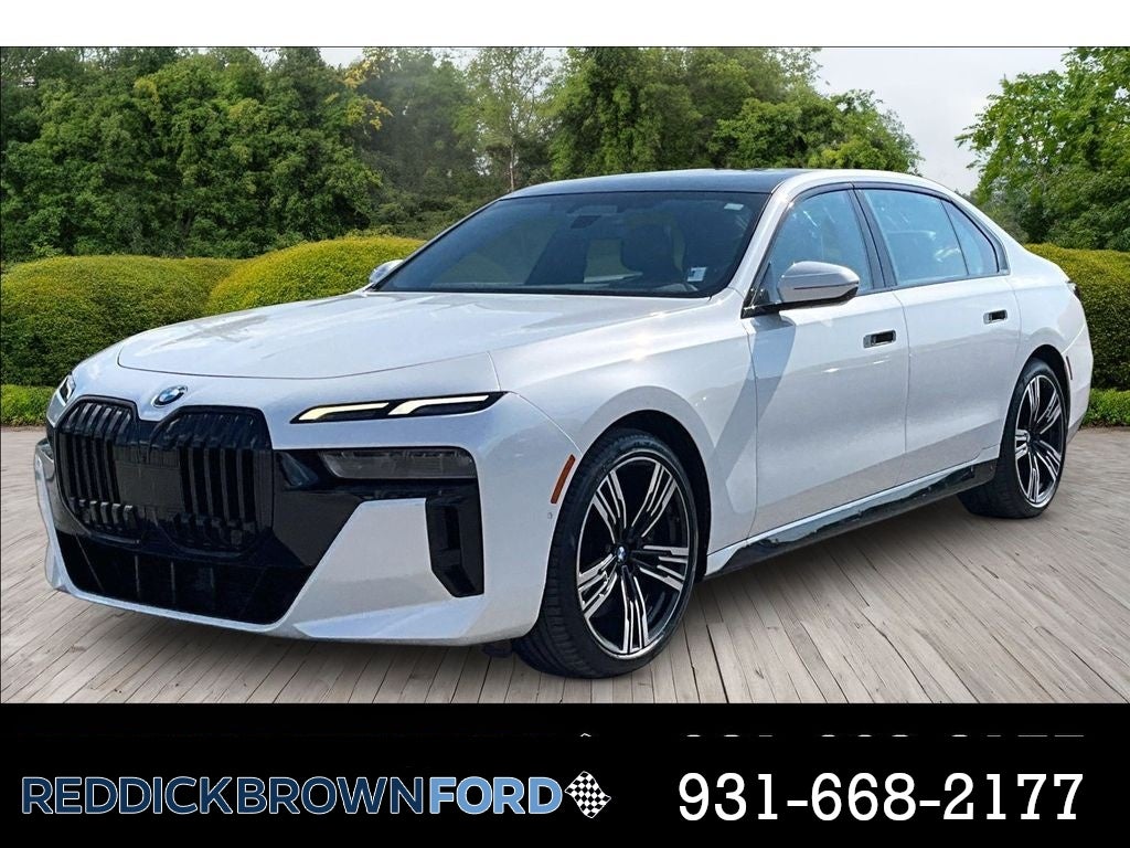 Mineral White Metallic 2023 BMW 7 Series Sedan All-Wheel Drive 8-Speed Automatic