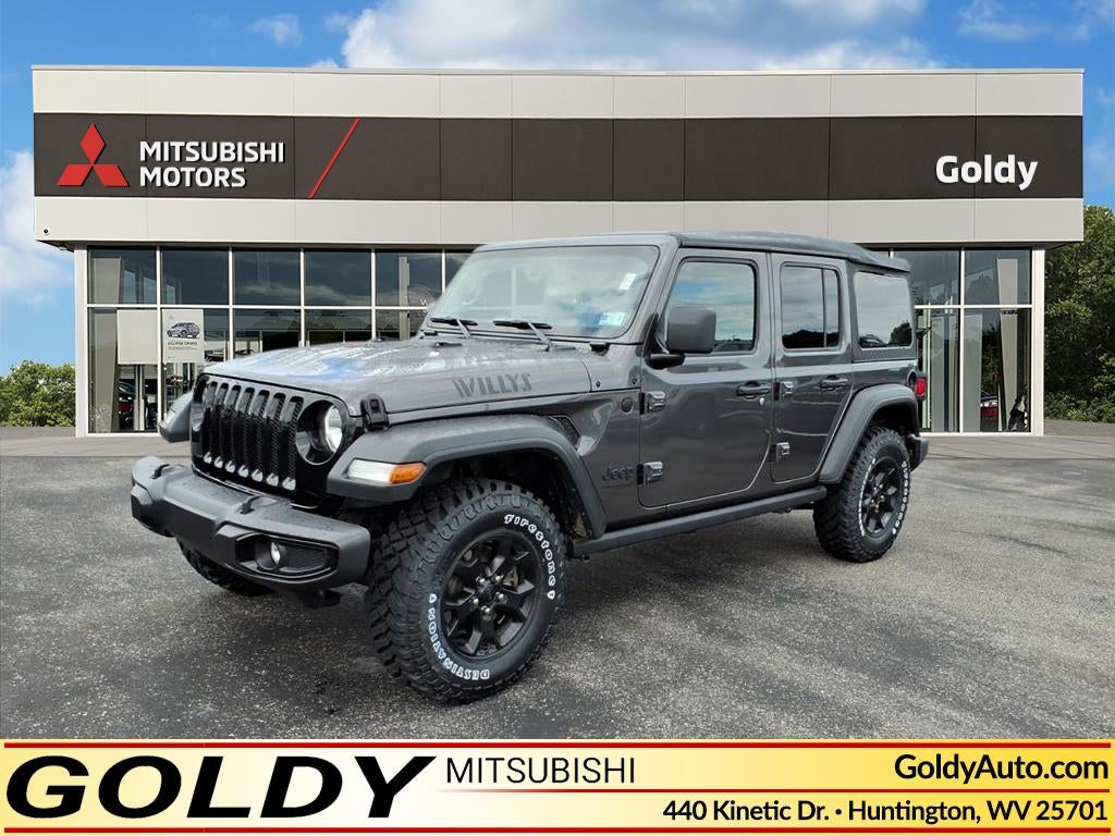 Gray (Granite Crystal Metallic Clearcoat) 2021 Jeep Wrangler Unlimited Willys Sport 4WD SUV / Crossover Four-Wheel Drive Automatic