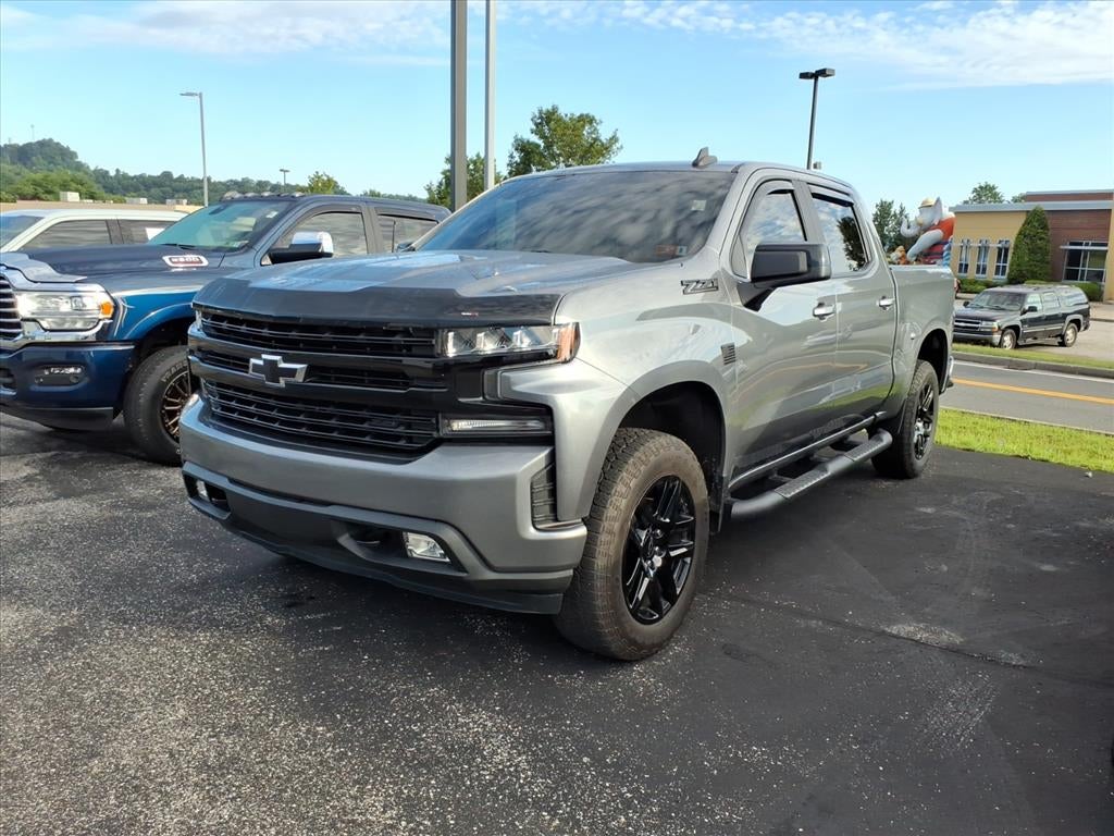 Gray (Satin Steel Metallic) 2021 Chevrolet Silverado 1500 Pickup Truck Four-Wheel Drive Automatic
