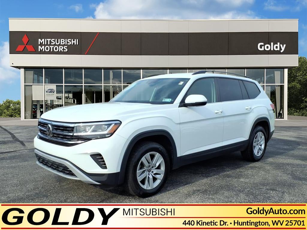 White 2021 Volkswagen Atlas SUV / Crossover All-Wheel Drive Automatic