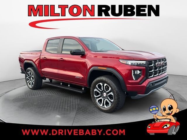 Volcanic Red Tintcoat 2024 GMC Canyon Pickup Truck Four-Wheel Drive 8-Speed Automatic