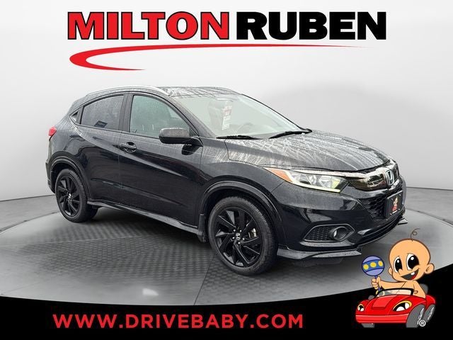 Crystal Black Pearl 2021 Honda HR-V SUV / Crossover Front-Wheel Drive Continuously Variable Transmission