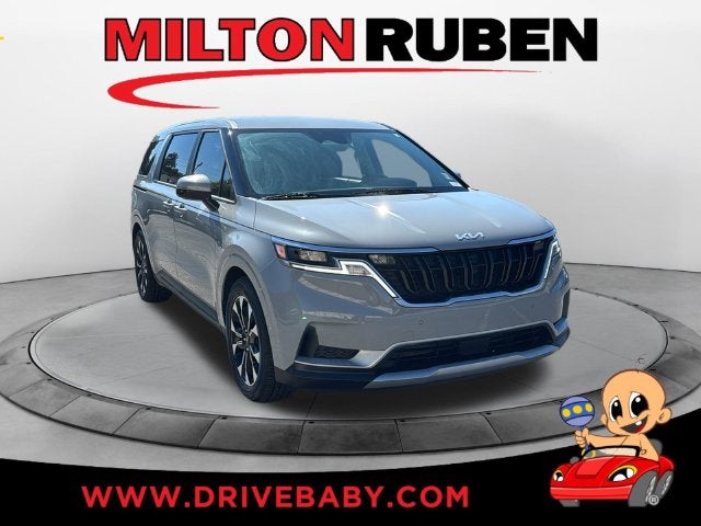 Ceramic Silver 2024 Kia Carnival Minivan Front-Wheel Drive 8-Speed Automatic