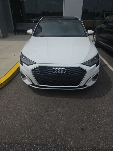 Ibis White 2022 Audi A3 Sedan All-Wheel Drive 7-Speed Automatic