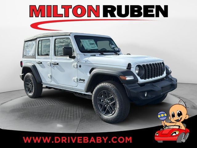 Bright White Clear-Coat Exterior Paint 2026 Jeep Wrangler SUV / Crossover Four-Wheel Drive 8-Speed Automatic