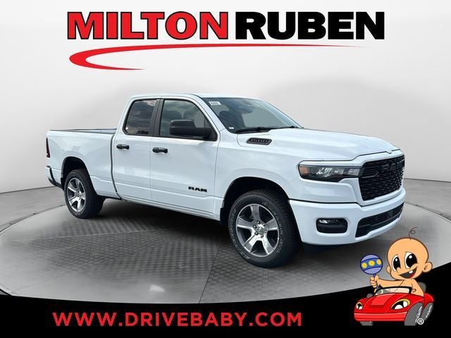 Bright White Clear-Coat Exterior Paint 2026 RAM 1500 Pickup Truck 4X2 8-Speed Automatic