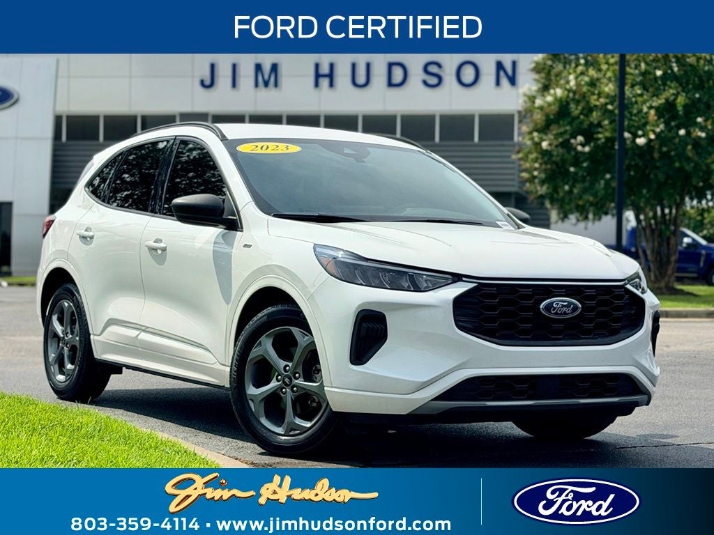 White Metallic 2023 Ford Escape SUV / Crossover Front-Wheel Drive 8-Speed Automatic