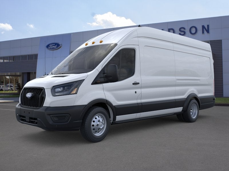 Oxford White 2026 Ford Transit Cargo 350 HD 11000 GVWR High Roof Extended LB DRW RWD Van Rear-Wheel Drive 