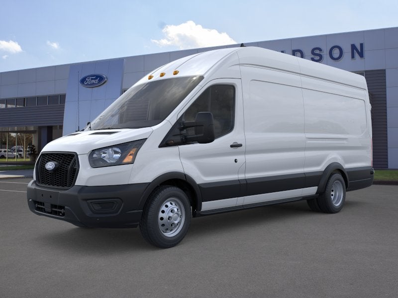 Oxford White 2026 Ford Transit Cargo 350 HD 11000 GVWR High Roof Extended LB DRW RWD Van Rear-Wheel Drive 