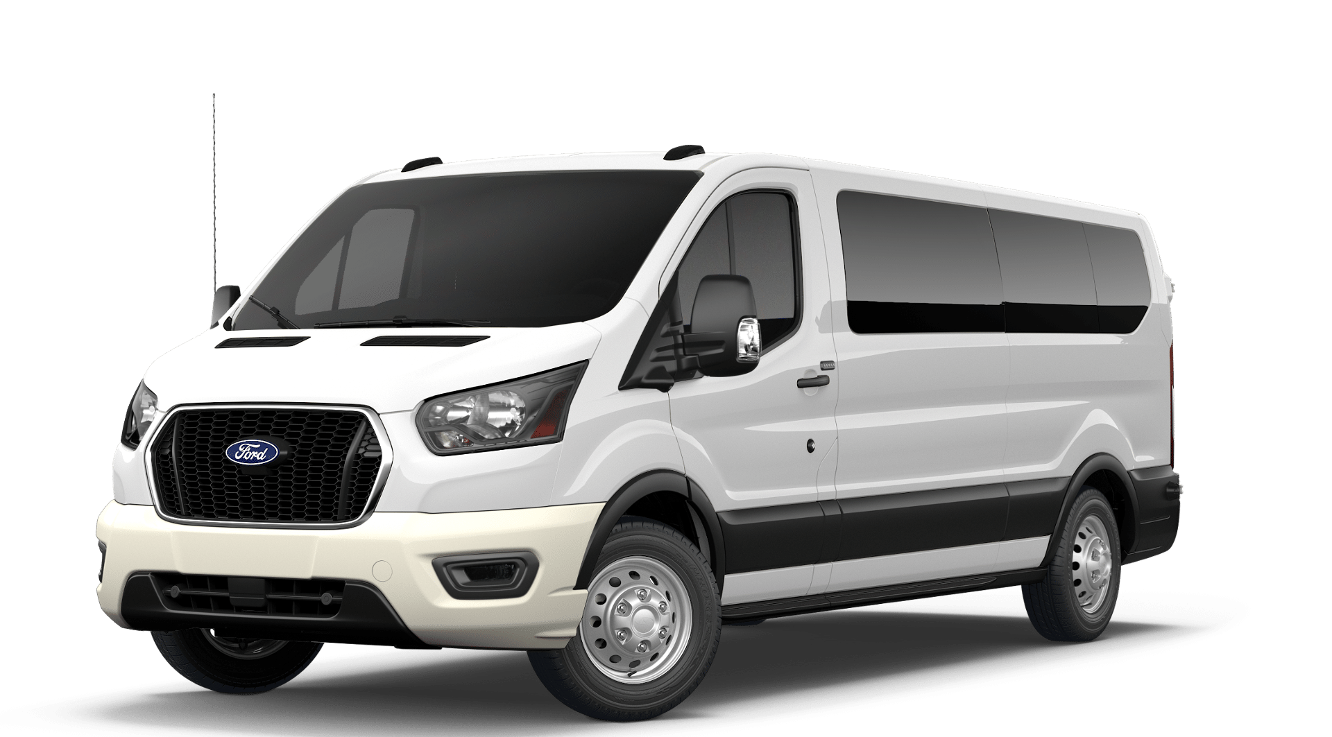 Oxford White 2027 Ford Transit Passenger Van All-Wheel Drive 