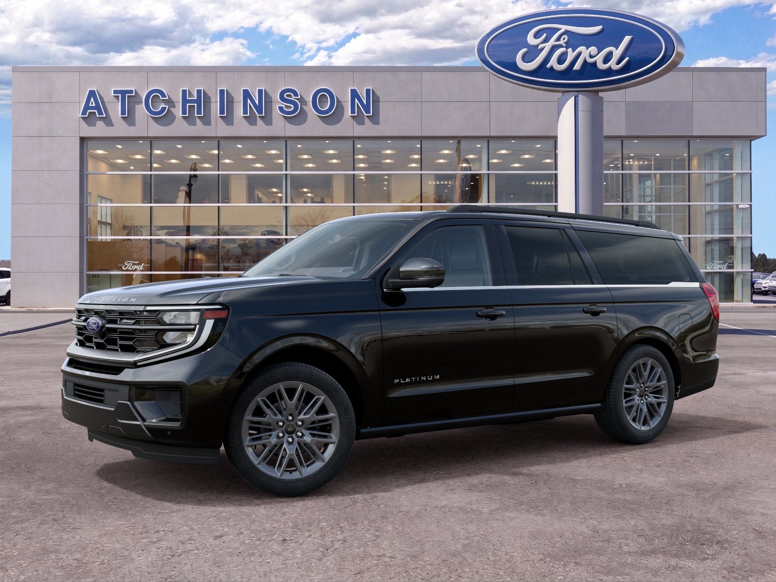 Agate Black Metallic 2027 Ford Expedition SUV / Crossover Four-Wheel Drive Automatic