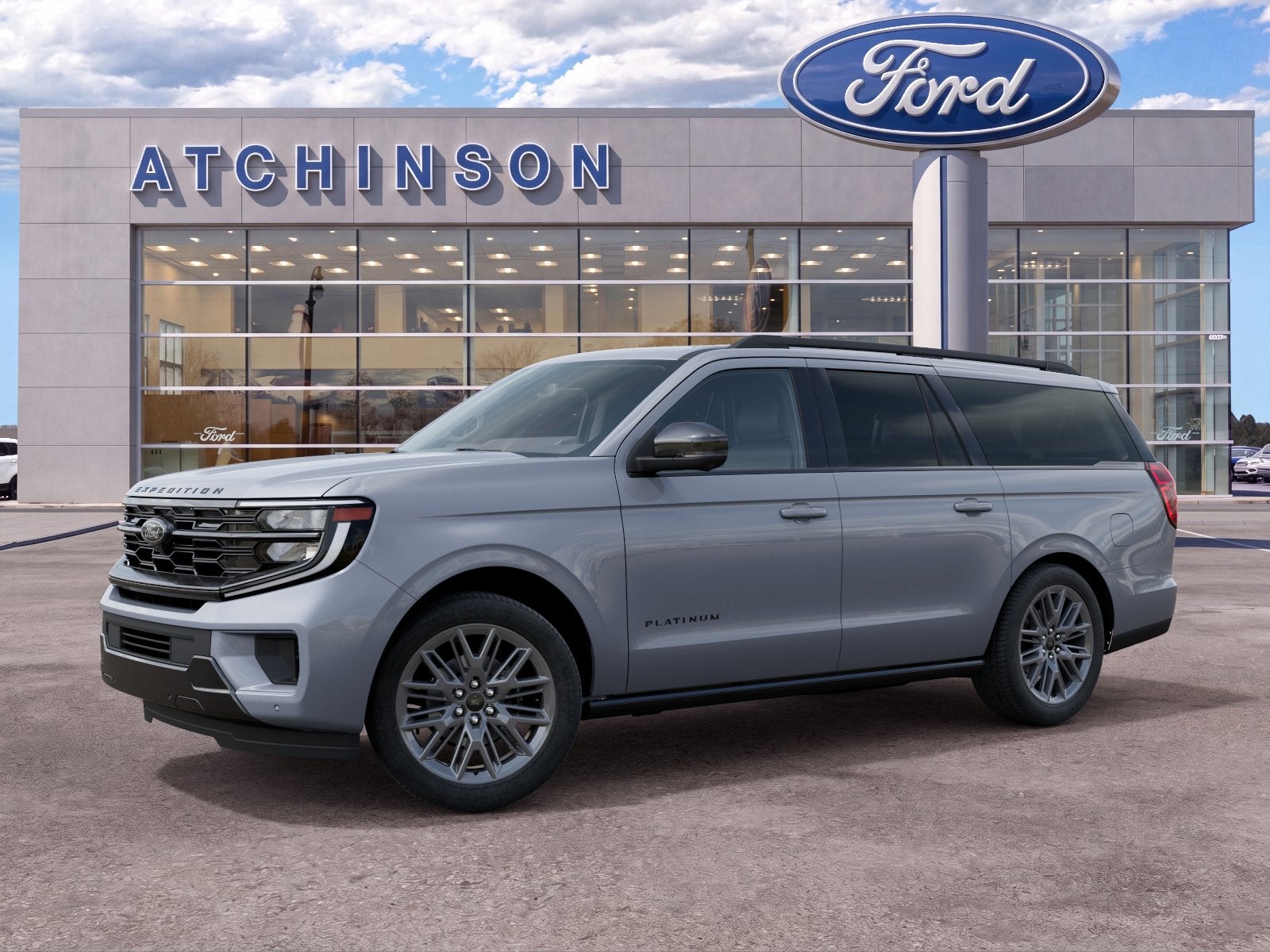 Glacier Gray Metallic Tri-Coat 2027 Ford Expedition SUV / Crossover Four-Wheel Drive Automatic