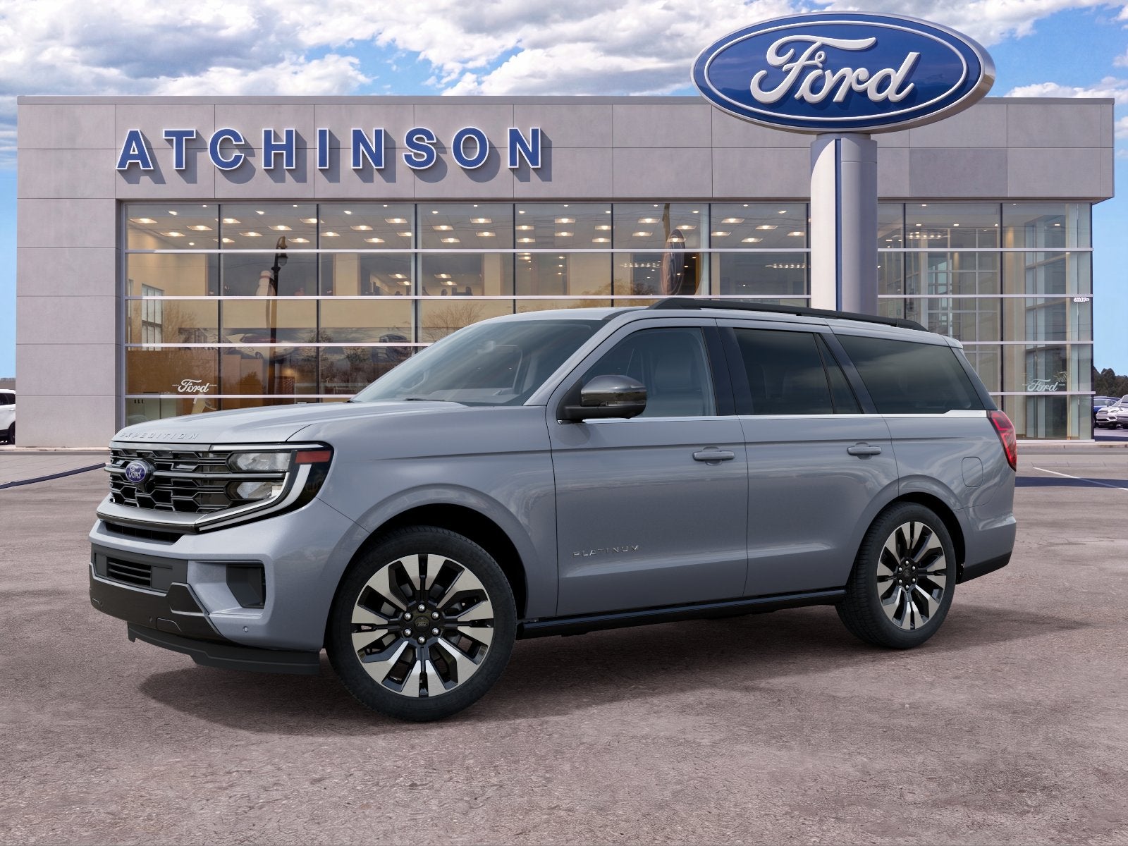 Glacier Gray Metallic Tri-Coat 2027 Ford Expedition SUV / Crossover Four-Wheel Drive Automatic
