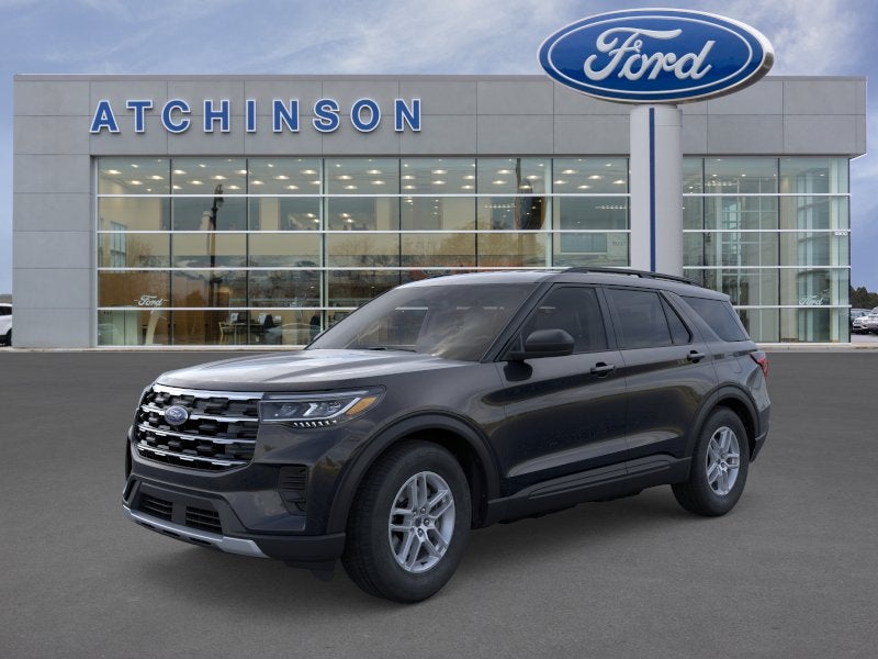 Agate Black Metallic 2026 Ford Explorer SUV / Crossover All-Wheel Drive Automatic