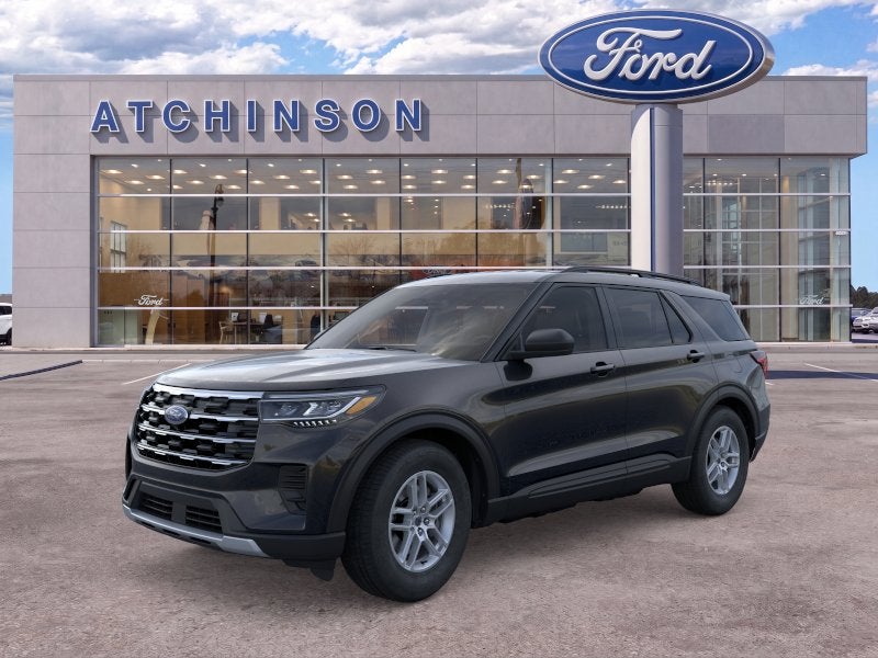 Agate Black Metallic 2026 Ford Explorer SUV / Crossover All-Wheel Drive Automatic