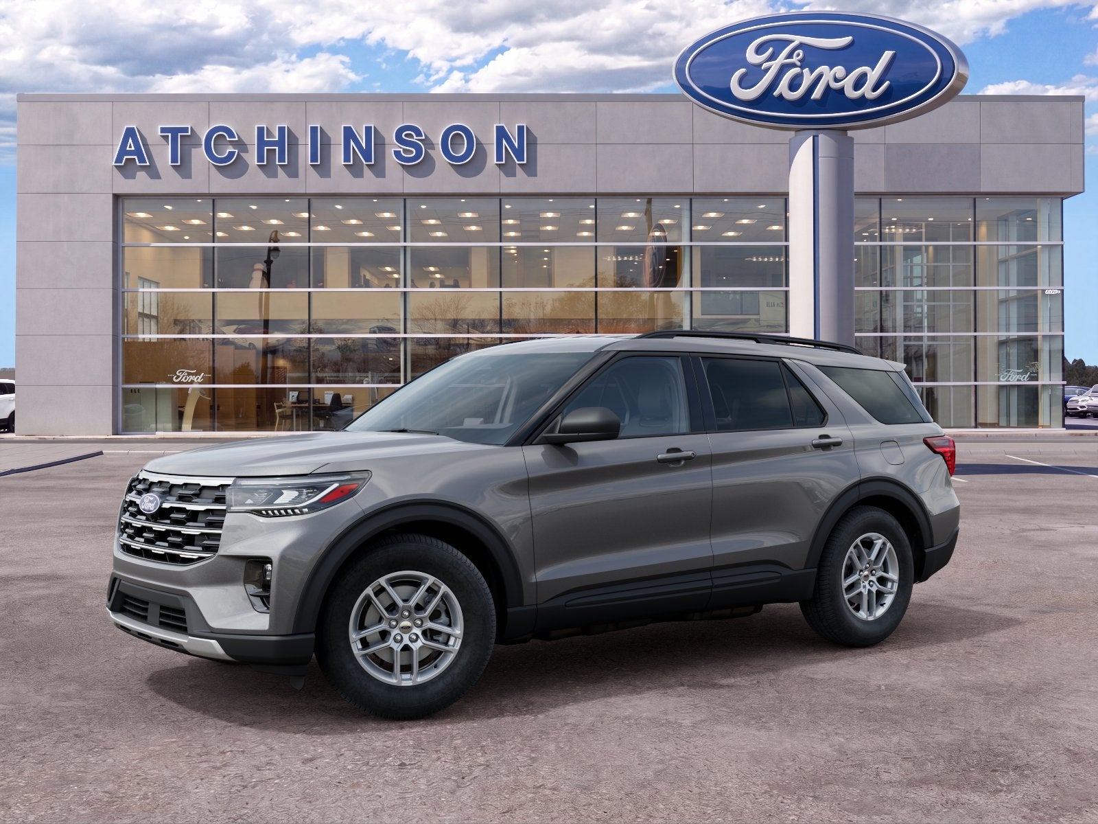 Carbonized Gray Metallic 2027 Ford Explorer SUV / Crossover All-Wheel Drive Automatic