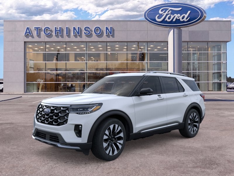 Space White Metallic 2026 Ford Explorer SUV / Crossover All-Wheel Drive Automatic
