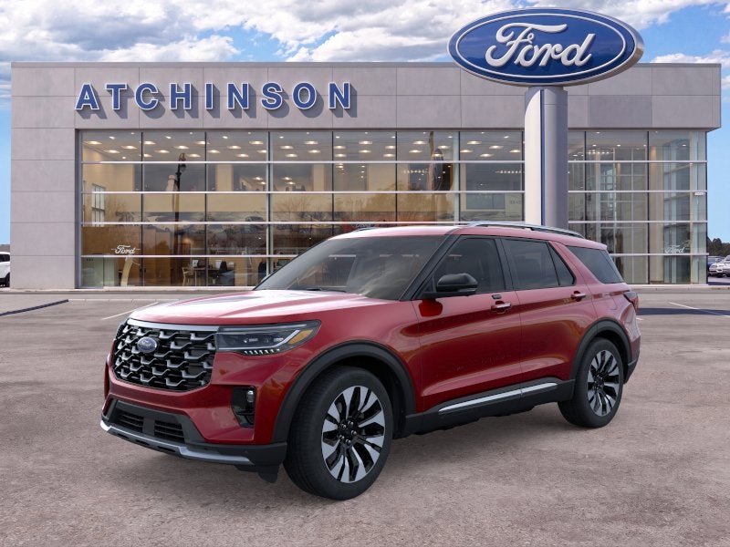 Rapid Red Metallic Tinted Clearcoat 2026 Ford Explorer SUV / Crossover All-Wheel Drive Automatic