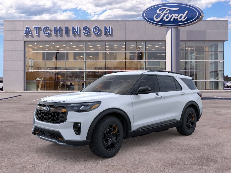 Space White Metallic 2026 Ford Explorer SUV / Crossover All-Wheel Drive Automatic