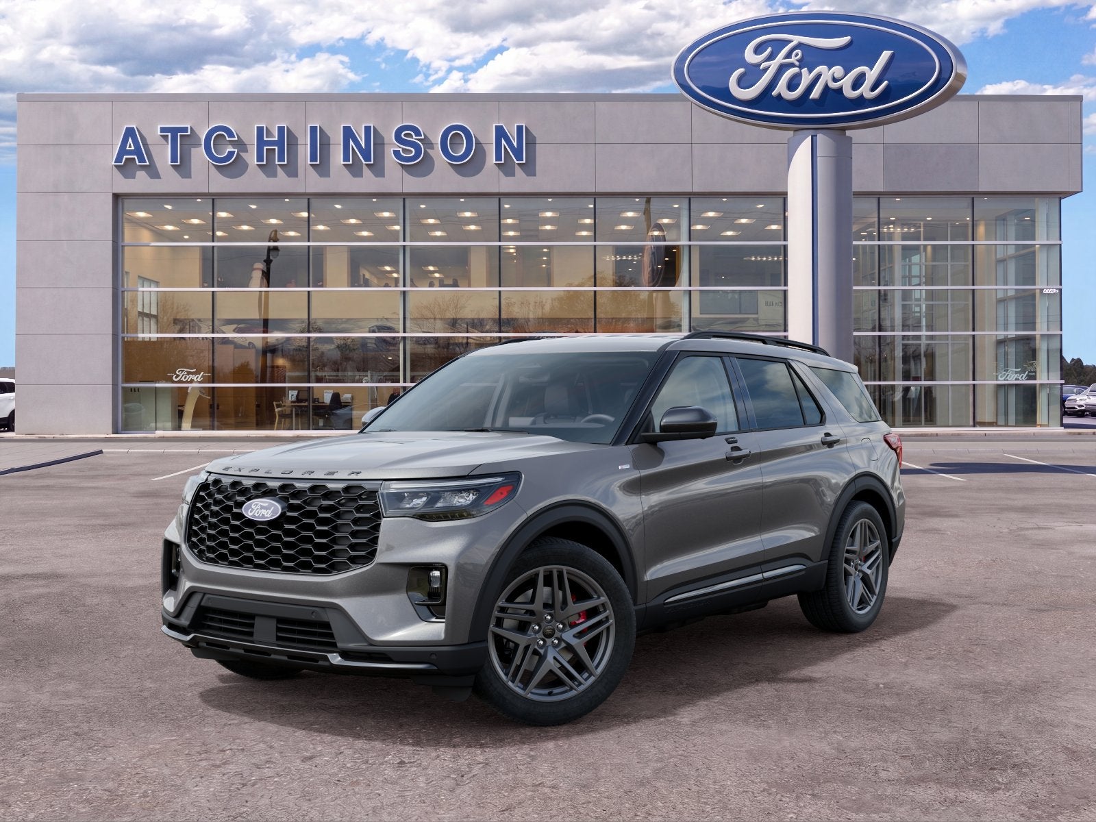 Carbonized Gray Metallic 2027 Ford Explorer SUV / Crossover All-Wheel Drive Automatic
