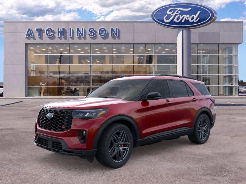Rapid Red Metallic Tinted Clearcoat 2026 Ford Explorer SUV / Crossover All-Wheel Drive Automatic