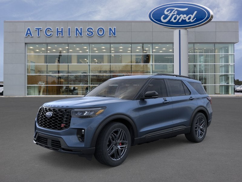 Vapor Blue Metallic 2026 Ford Explorer ST AWD SUV / Crossover All-Wheel Drive Automatic