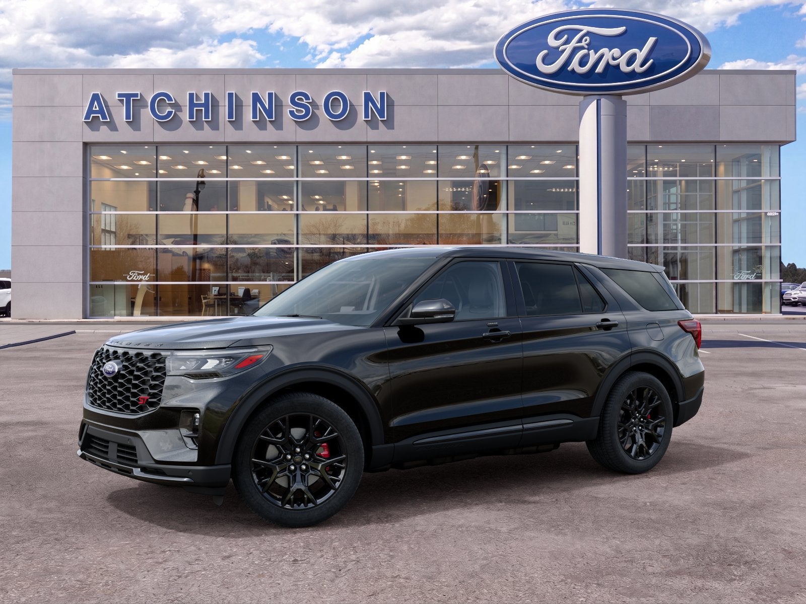 Agate Black Metallic 2027 Ford Explorer SUV / Crossover All-Wheel Drive Automatic