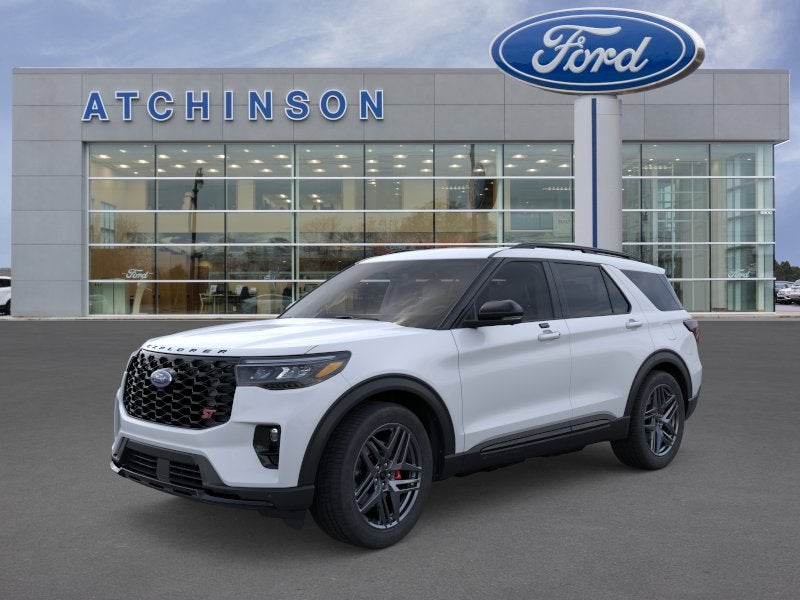 Space White Metallic 2026 Ford Explorer ST AWD SUV / Crossover All-Wheel Drive Automatic