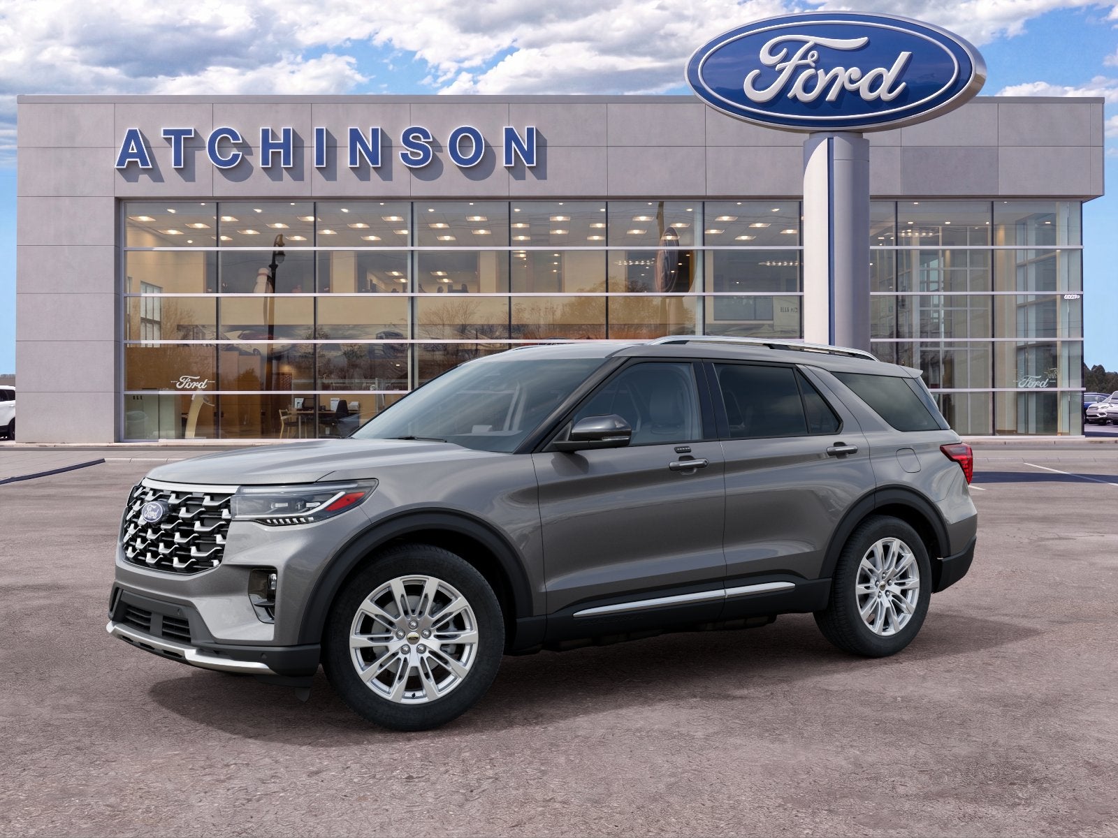 Carbonized Gray Metallic 2027 Ford Explorer SUV / Crossover All-Wheel Drive Automatic